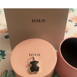 Tous authentic onyx pendant bear
